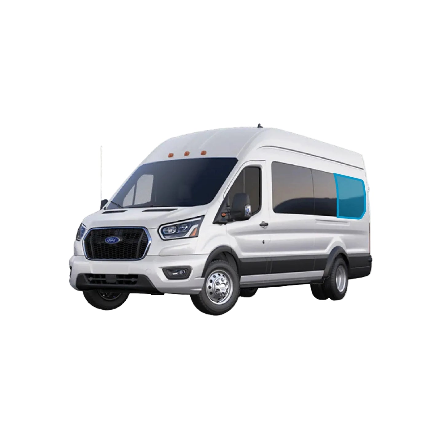 Transit - 148 Extended Quarter Panel Shade (Driver's Side)