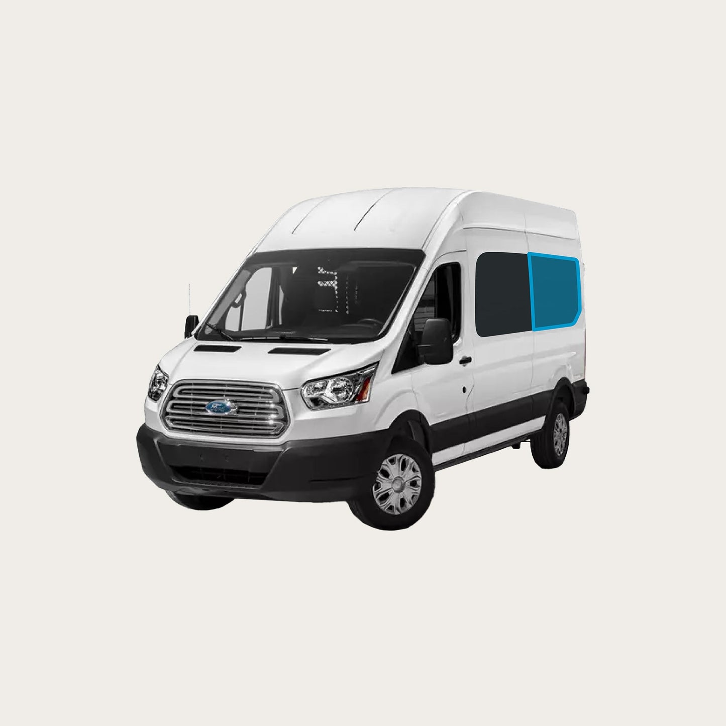 Transit - 148 (non-extended) Quarter Panel Shade (Driver's Side)