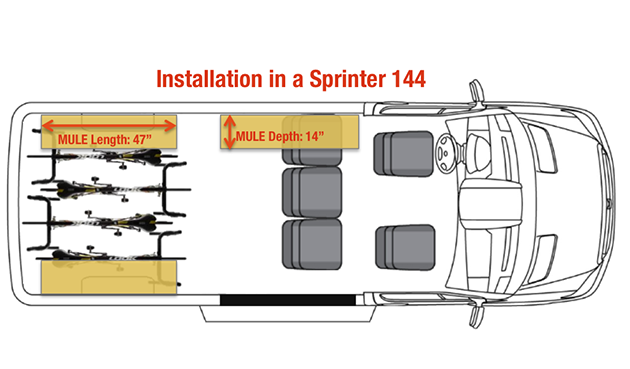 Mule Bag 2.0 Overhead Van Storage