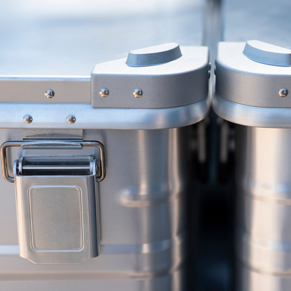 Large AUX Box Aluminum Storage Cases