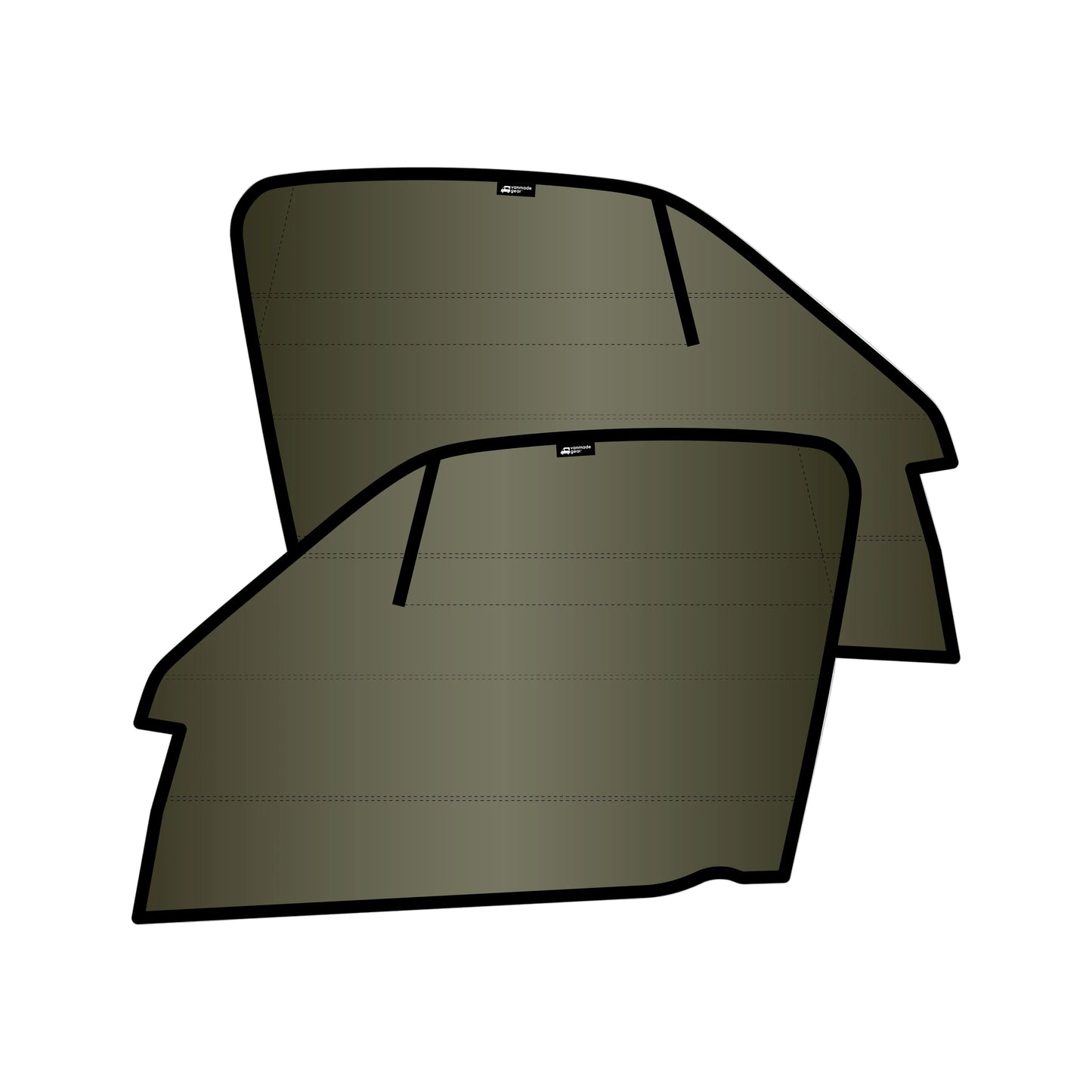 Sprinter - Front Window Covers (Set) for 2007-2018 with Terrawagen Ecoflow Vent/Bug Barrier