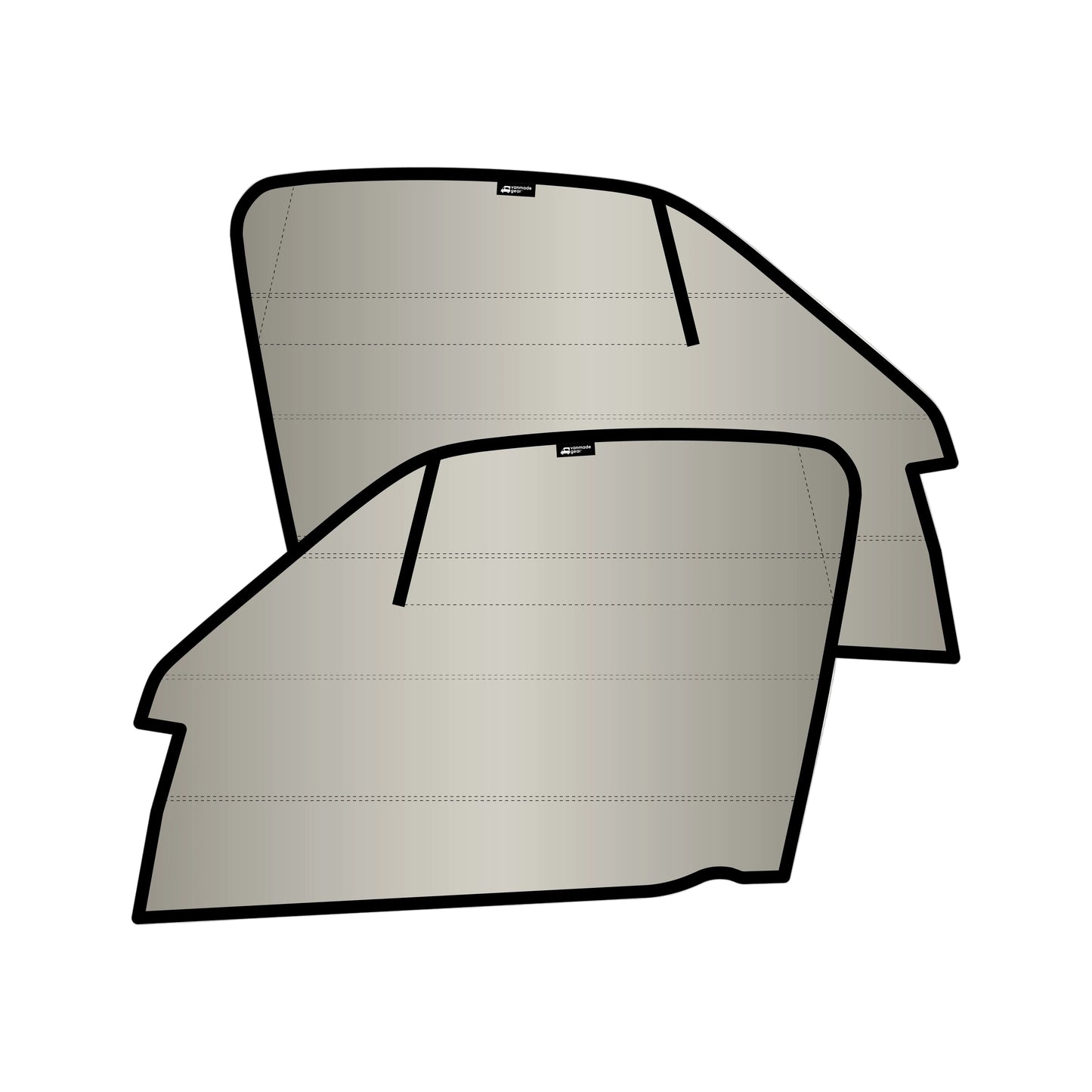 Sprinter - Front Window Covers (Set) for 2007-2018 with Terrawagen Ecoflow Vent/Bug Barrier