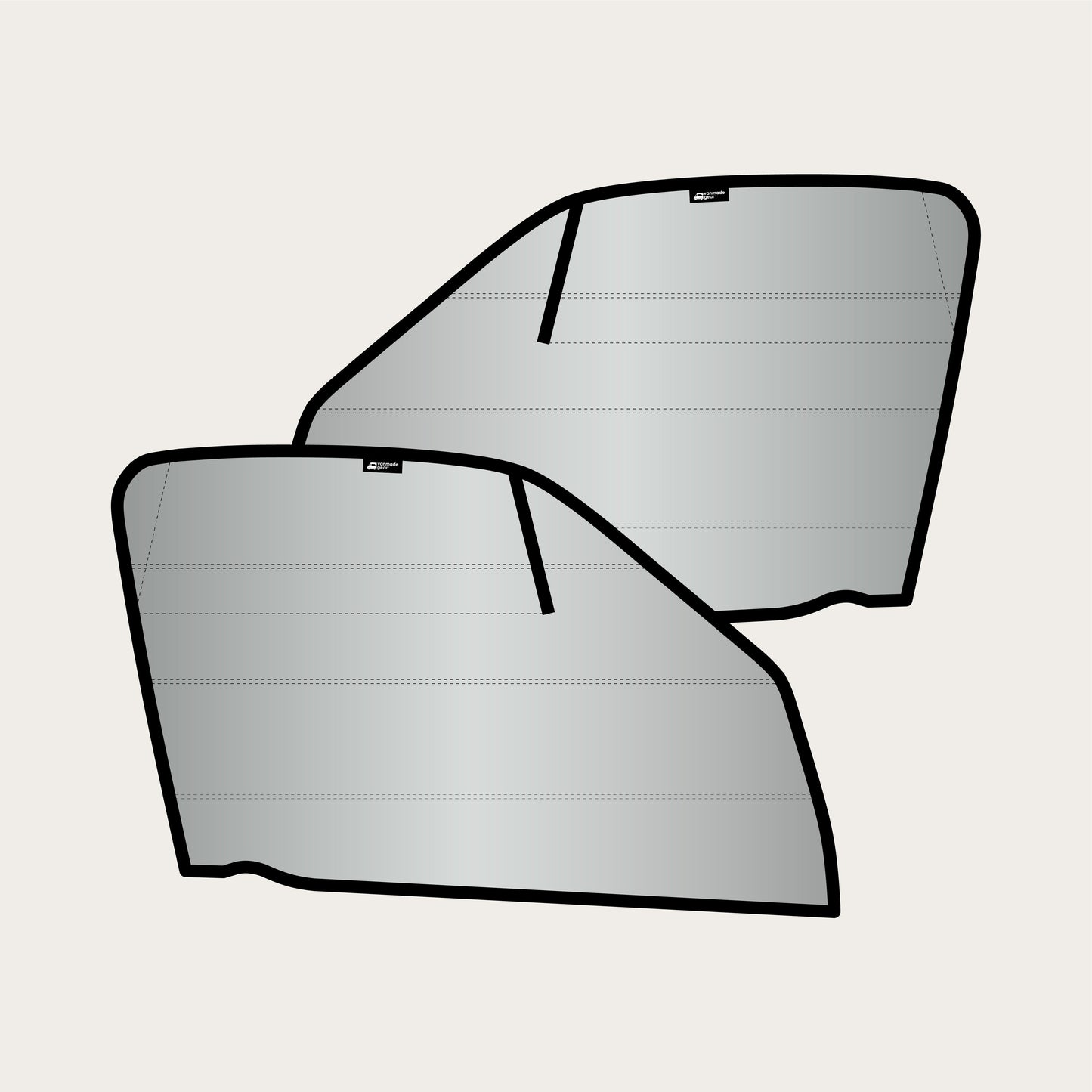 Sprinter - Front Window Covers (Set) for 2007-2018 with Terrawagen Ecoflow Vent/Bug Barrier