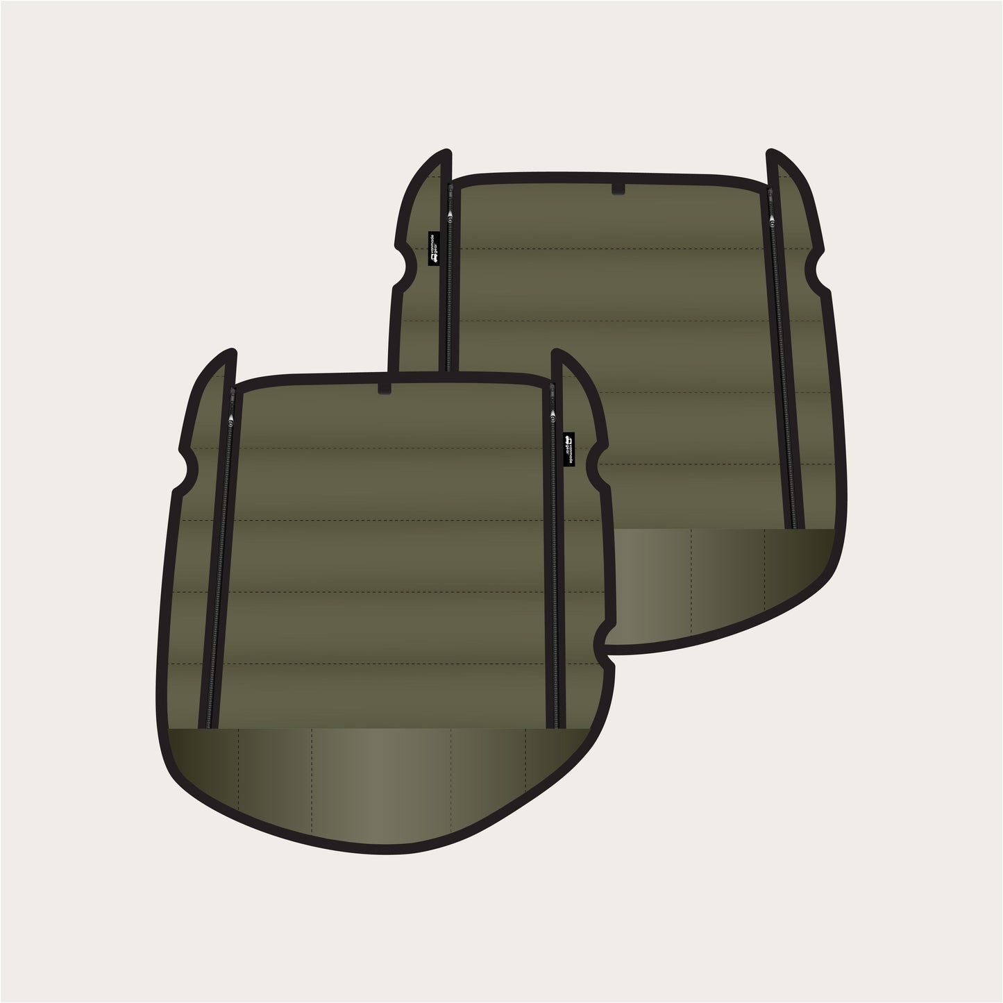 Sprinter 2019+ - Rear Doors (set) Zipper Series