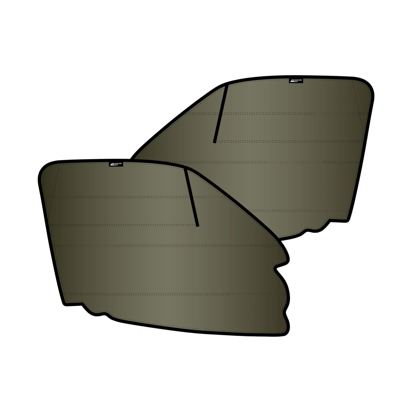 Sprinter - Front Window Covers (Set) for 2019+ with Terrawagen Ecoflow Vent/Bug Barrier