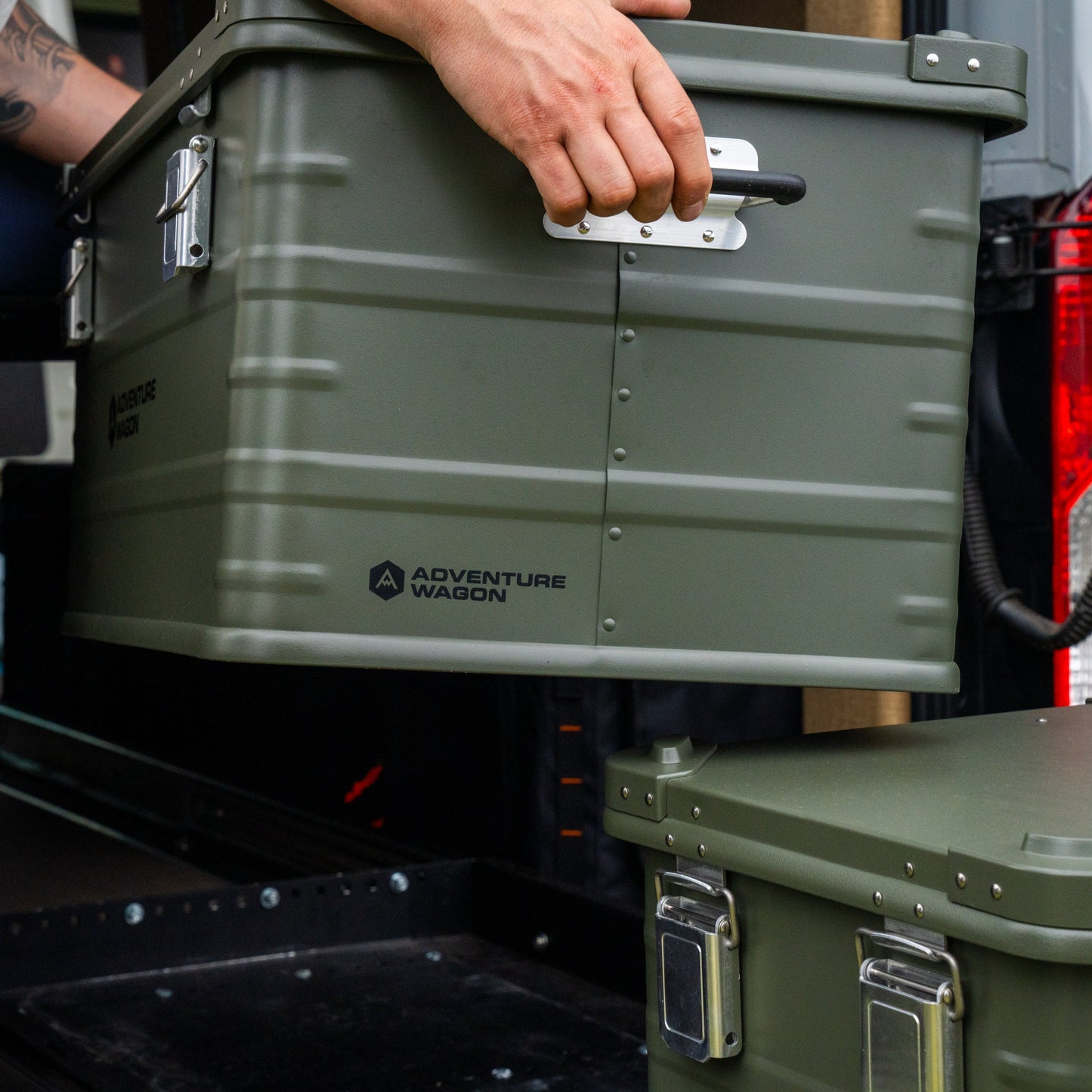 AUX Box Powder-Coated Aluminum Storage Cases