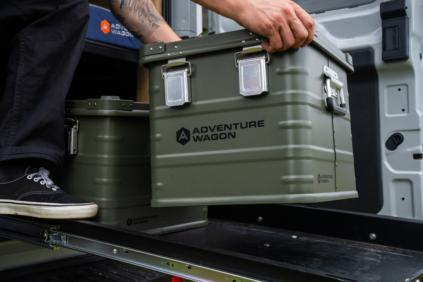 AUX Box Powder-Coated Aluminum Storage Cases