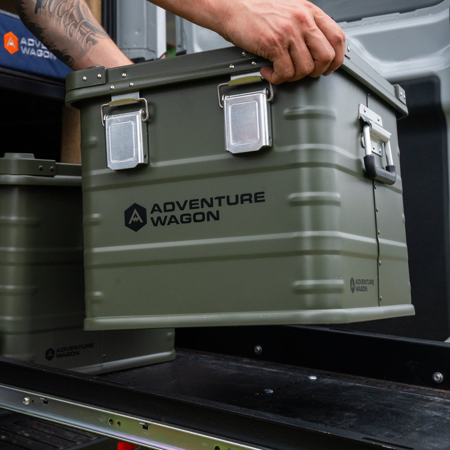 AUX Box Powder-Coated Aluminum Storage Cases