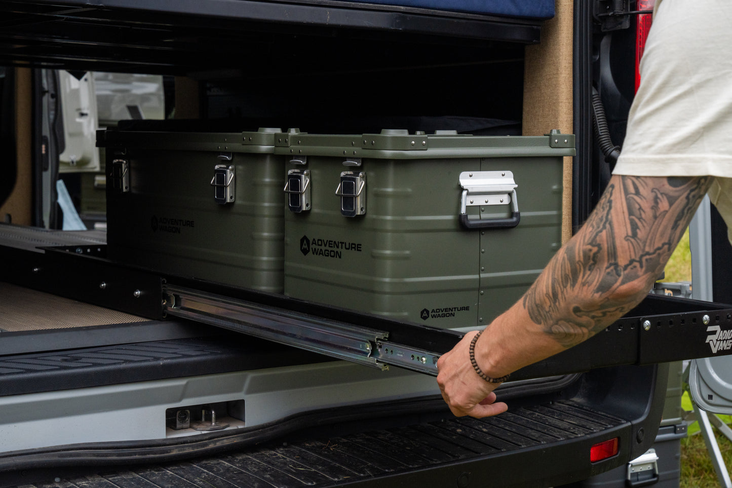 AUX Box Powder-Coated Aluminum Storage Cases
