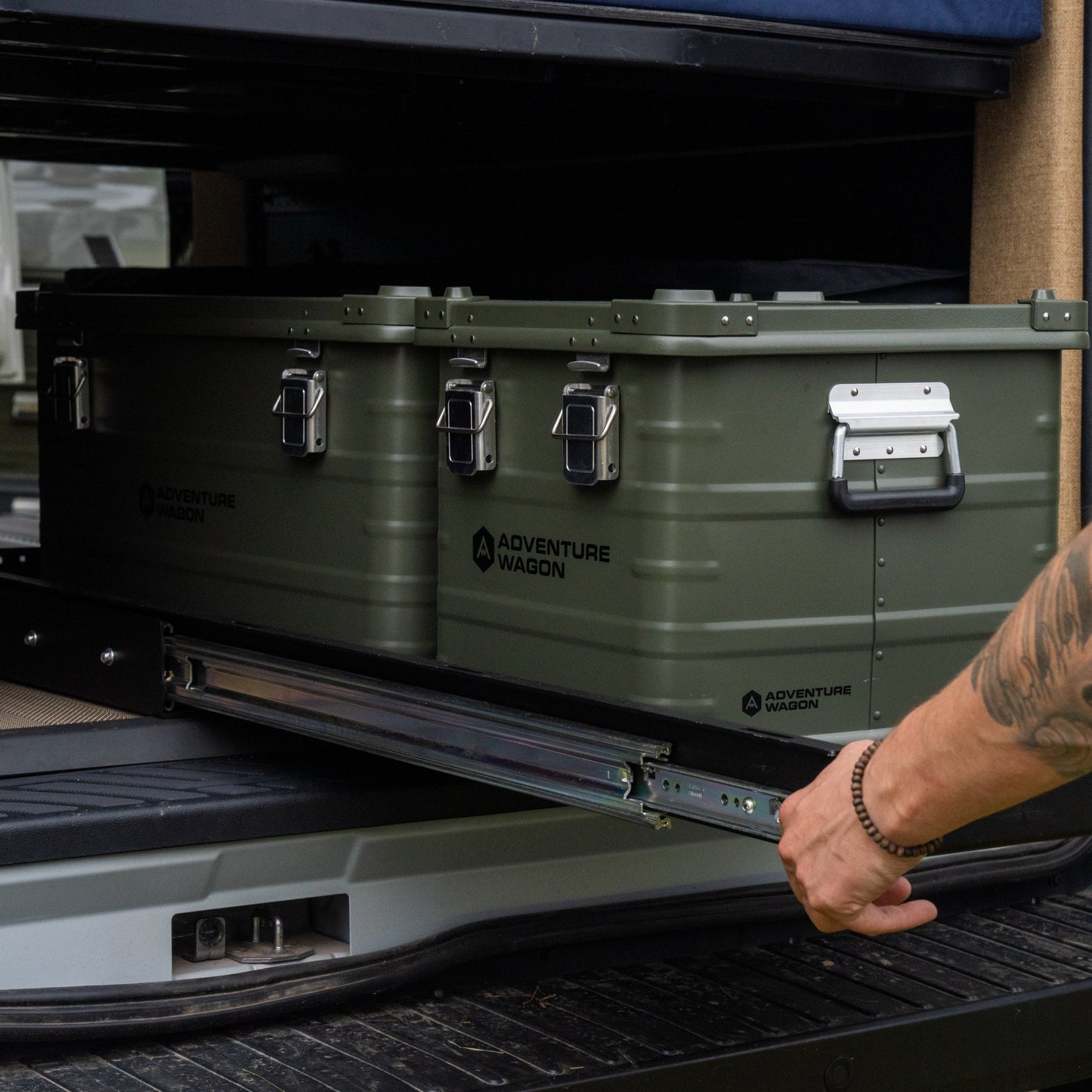 AUX Box Powder-Coated Aluminum Storage Cases