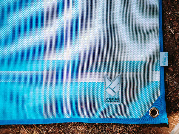 CGear RV Sand-Free Mat | Blue/Green / M