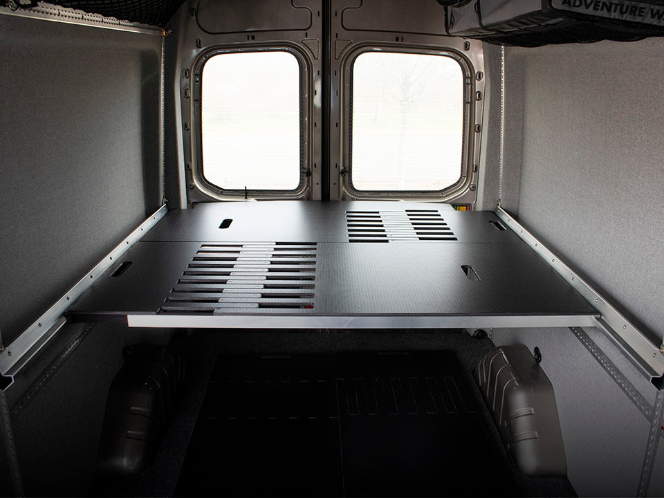 MOAB Traverse Camper Van Bed shown in van