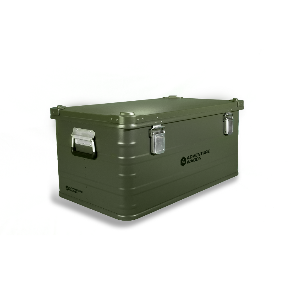Camper Van Hard Storage - AUX Box Aluminum Slide-Out Cases