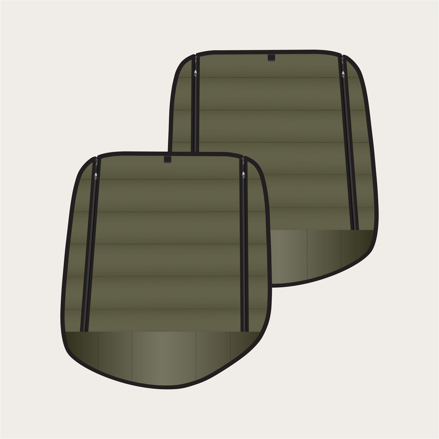 Sprinter 2019+ - Rear Doors (set) Zipper Series