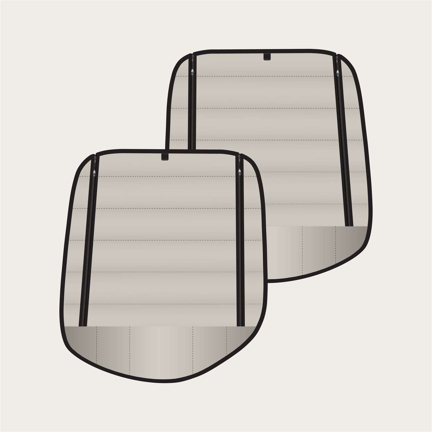 Sprinter 2019+ - Rear Doors (set) Zipper Series