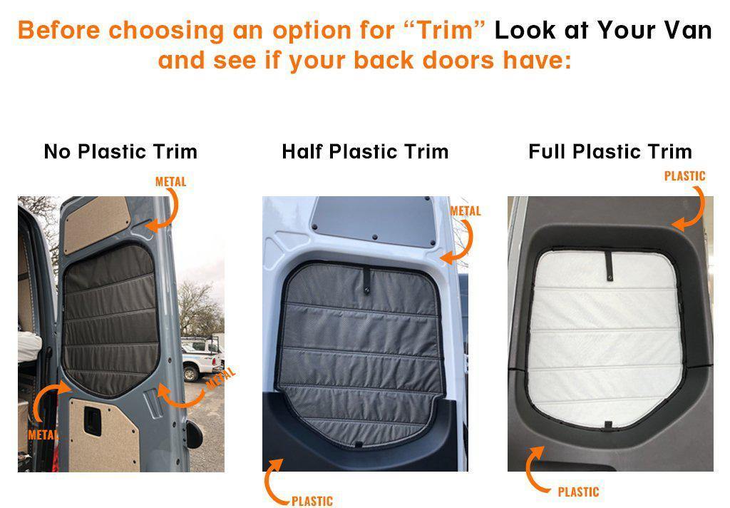 Sprinter 2019+ - Rear Doors (set) Zipper Series