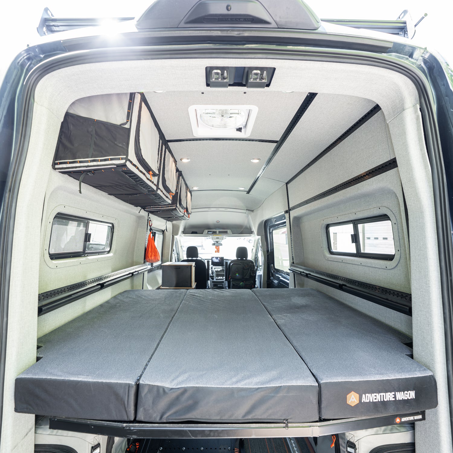 Traverse Mattress In Back of Van