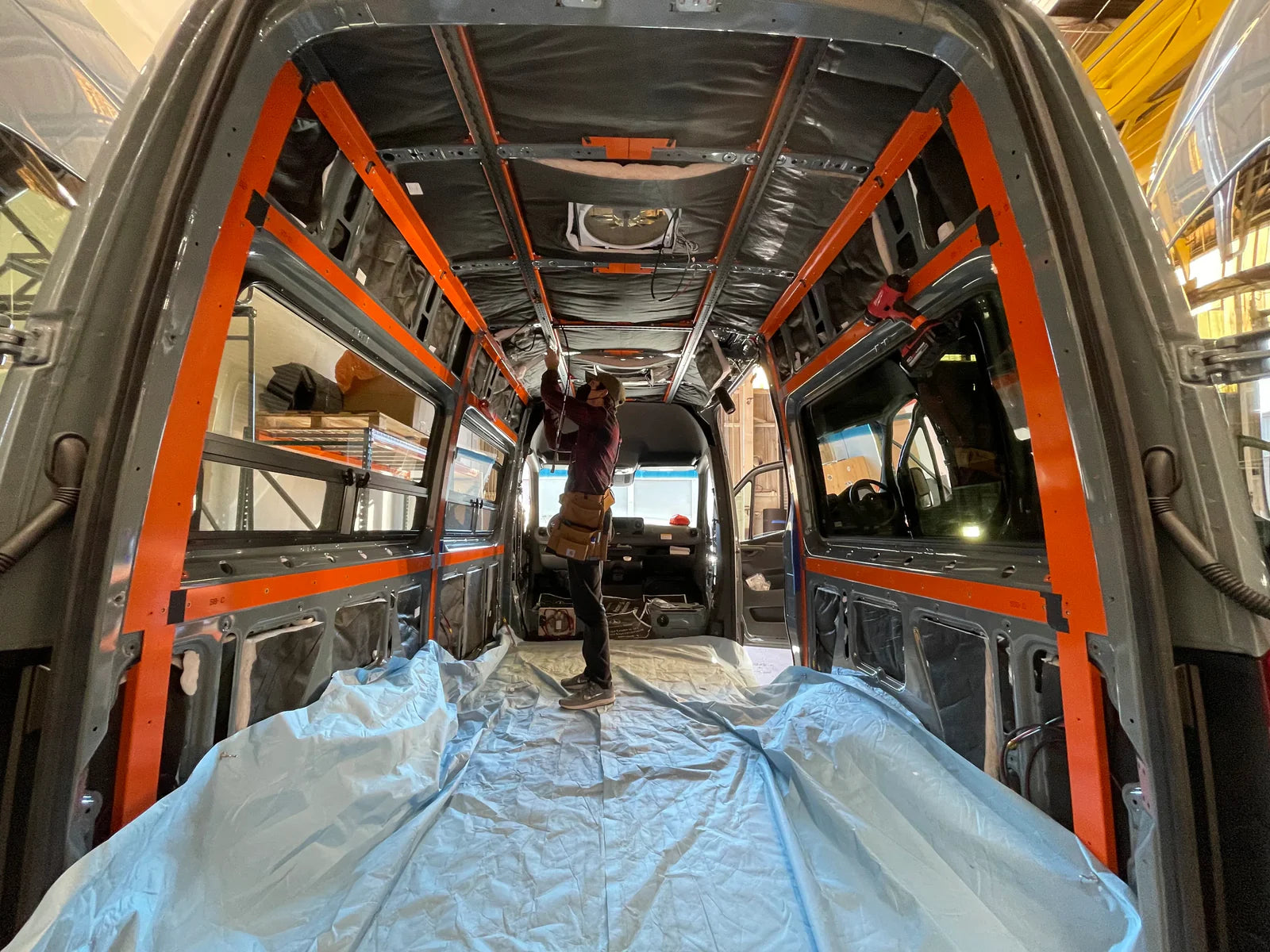 Adventure Wagon Install Team Installing A Frame
